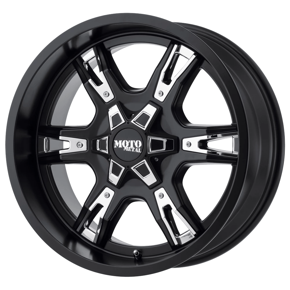Moto Metal MO969 Wheel | Satin Black W/ Accents