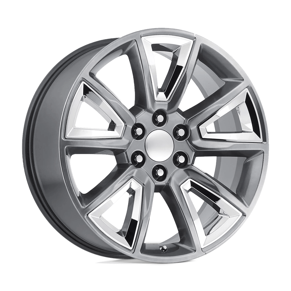 Performance Replicas PR168 Wheel | Hyper Silver W/ Chr Accents
