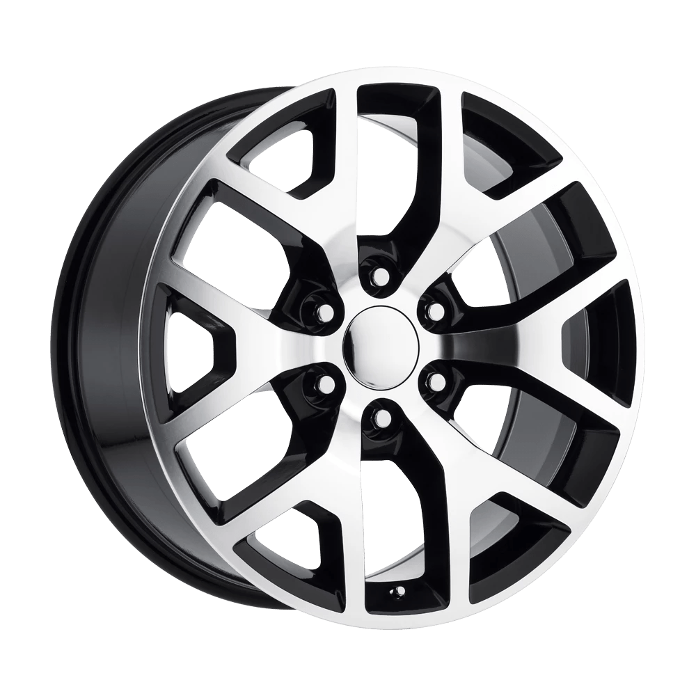 Performance Replicas PR169 Wheel | Gloss Black W/ Machined Spokes