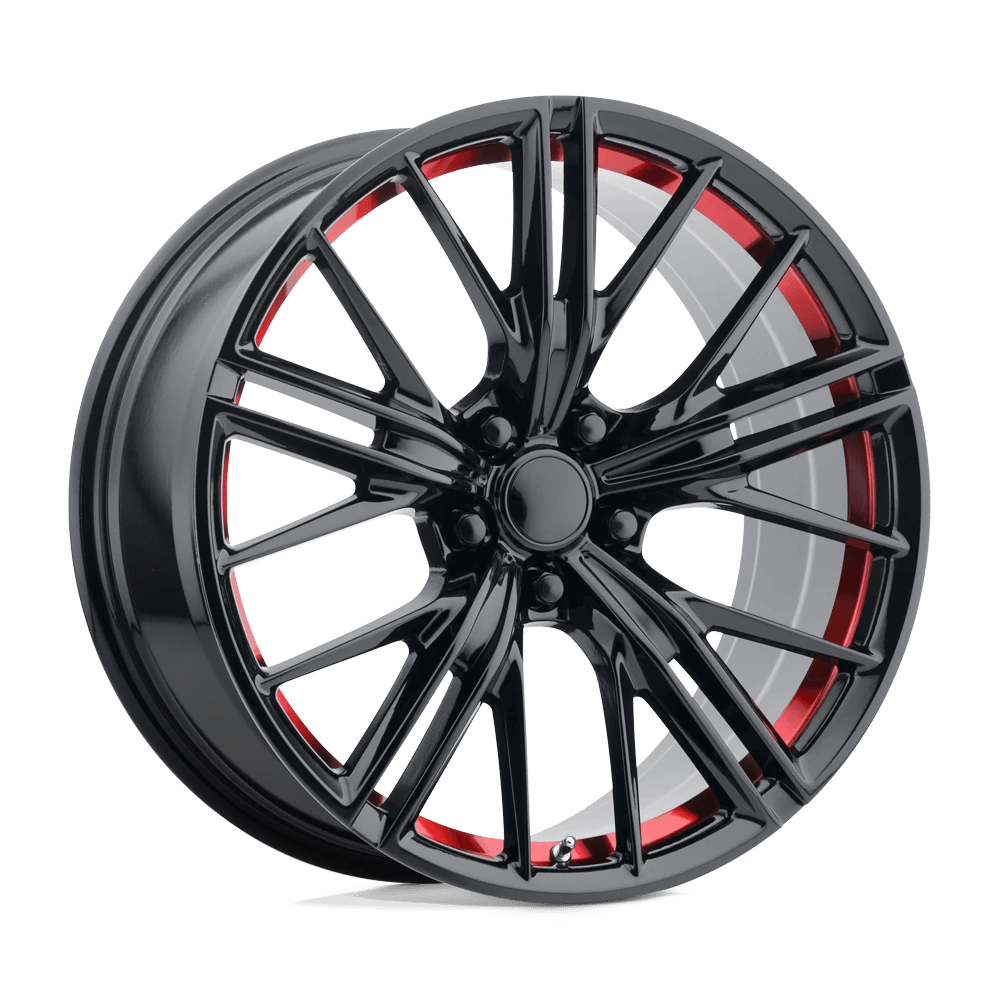 Performance Replicas PR194 Wheel | Gloss Black Red Machined