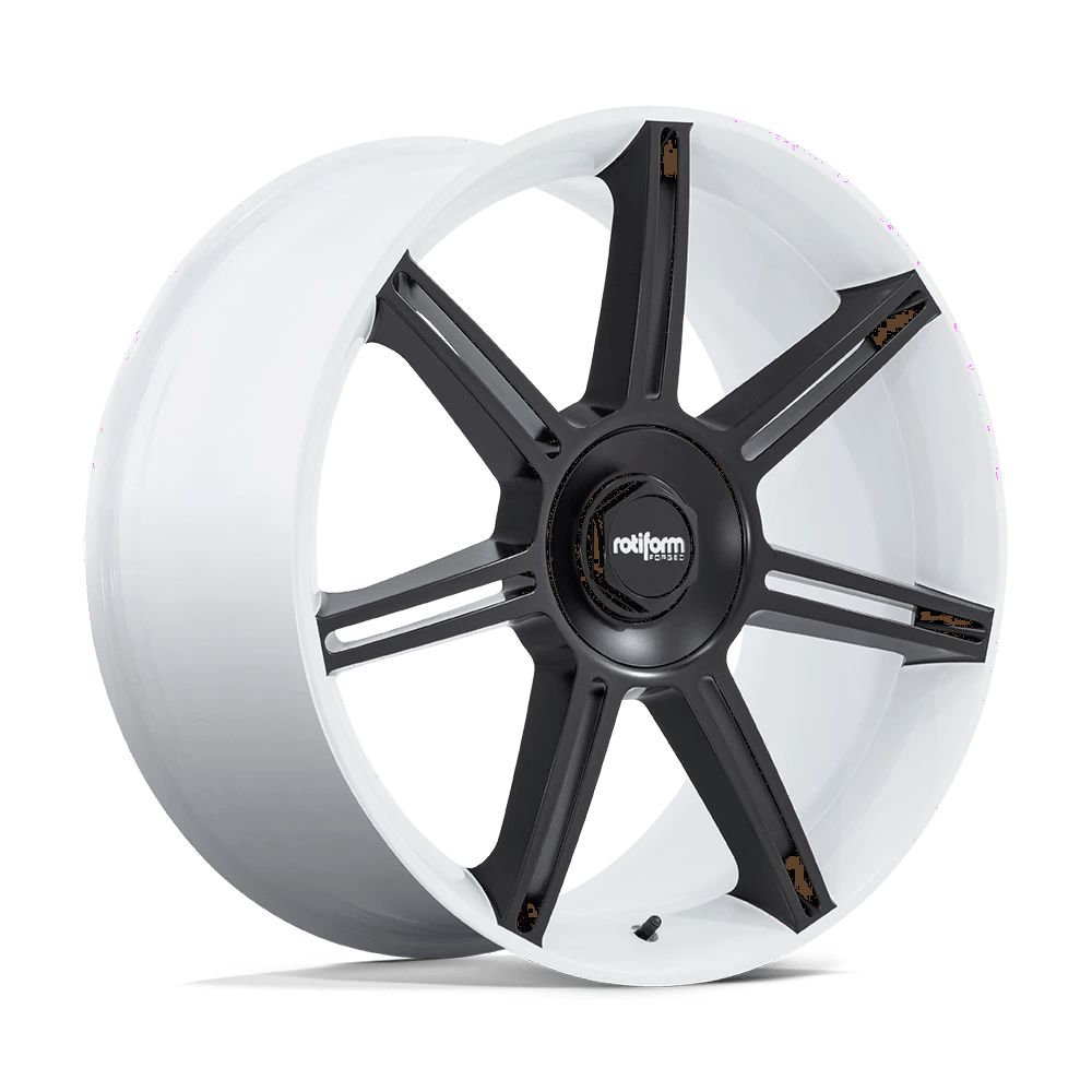 Rotiform FRA Wheel | Gloss White W/ M-Black Spokes