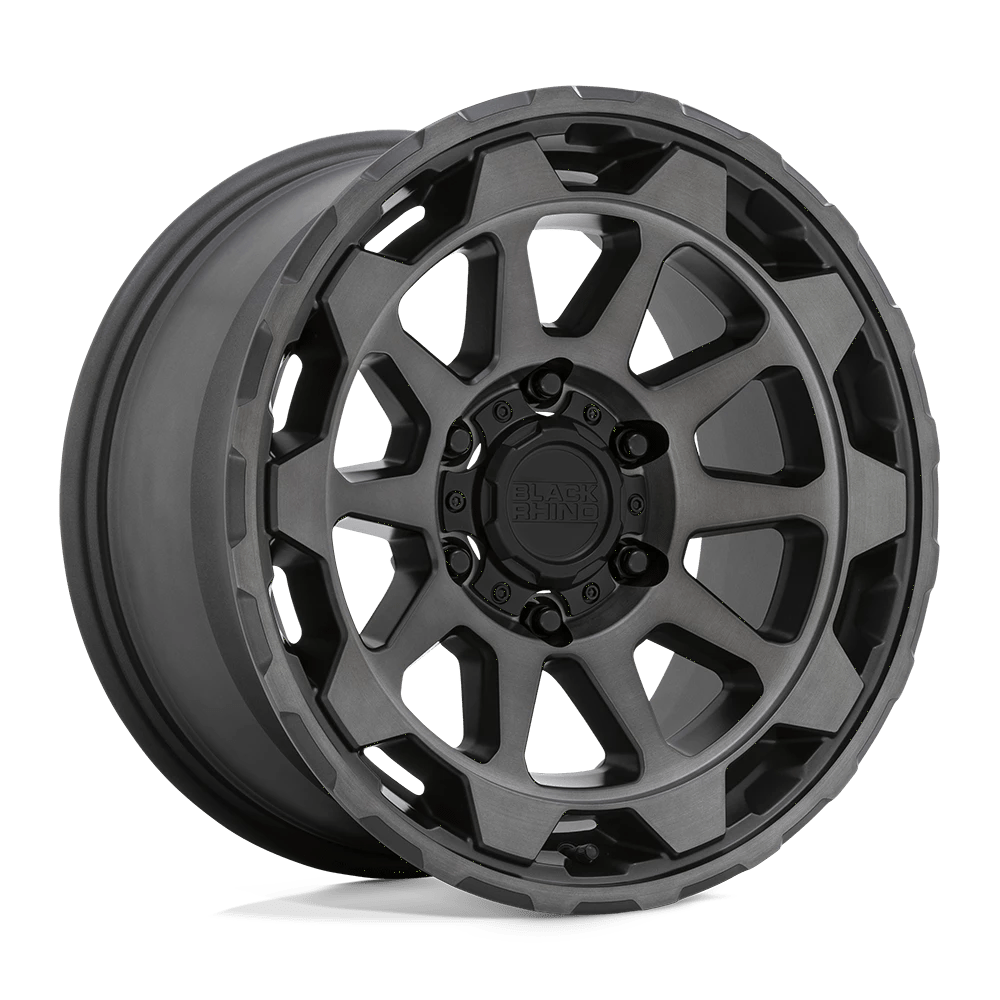 Black Rhino ROTOR Wheel | Matte Gunmetal W/ Brushed Face