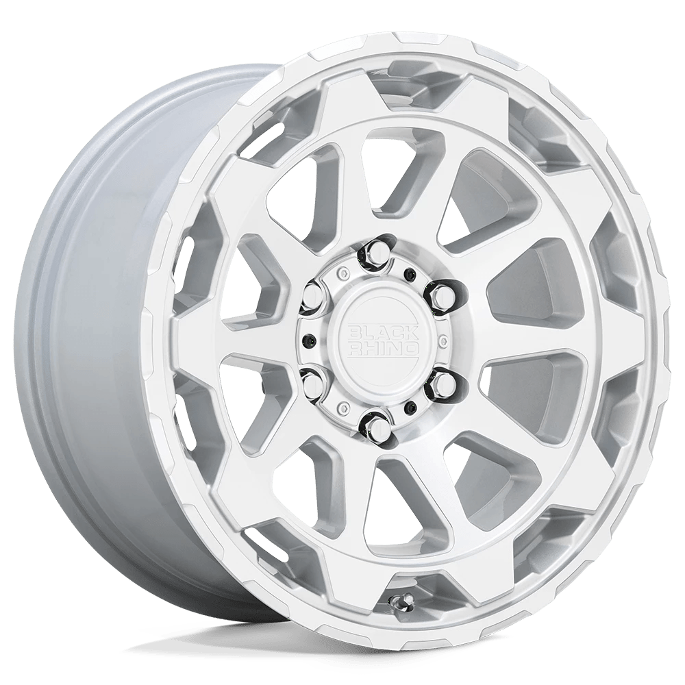 Black Rhino ROTOR Wheel | Gloss Silver W/ Mirror Cut Face
