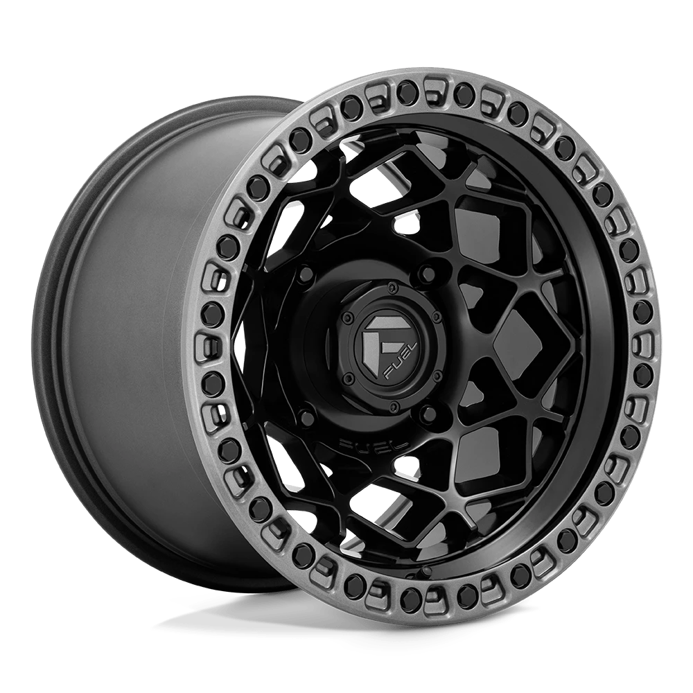 Fuel UTV D783 UNIT UTV Wheel | Matte Black W/ Gunmetal Ring