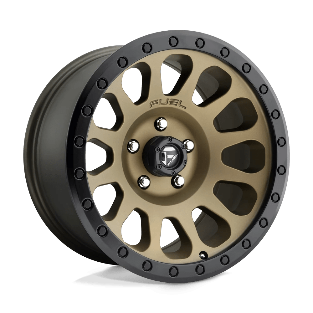 Fuel 1PC D600 VECTOR Wheel | Matte Bronze Black Bead Ring