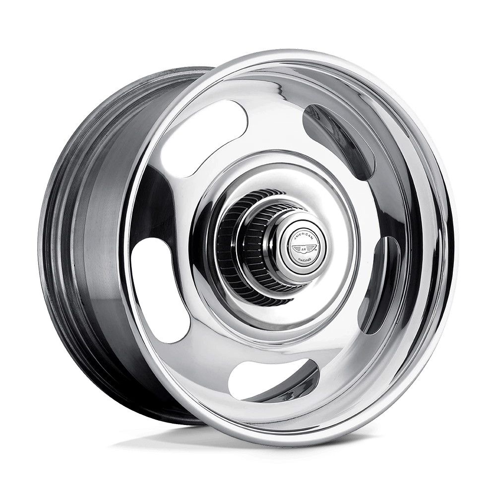 American Racing Vintage VN327 RALLY Wheel | Two-Piece Chrome Center W/ Polished Rim