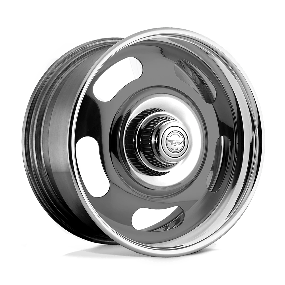 American Racing Vintage VN327 RALLY Wheel | Two-Piece Gray Center W/ Polished Barrel