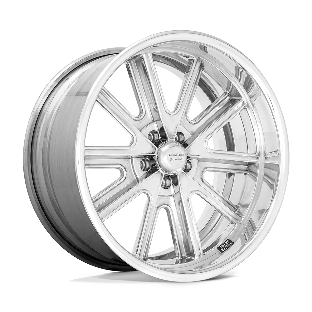 American Racing Vintage VN407 Wheel | Two-Piece Polished Center Polished Barrel