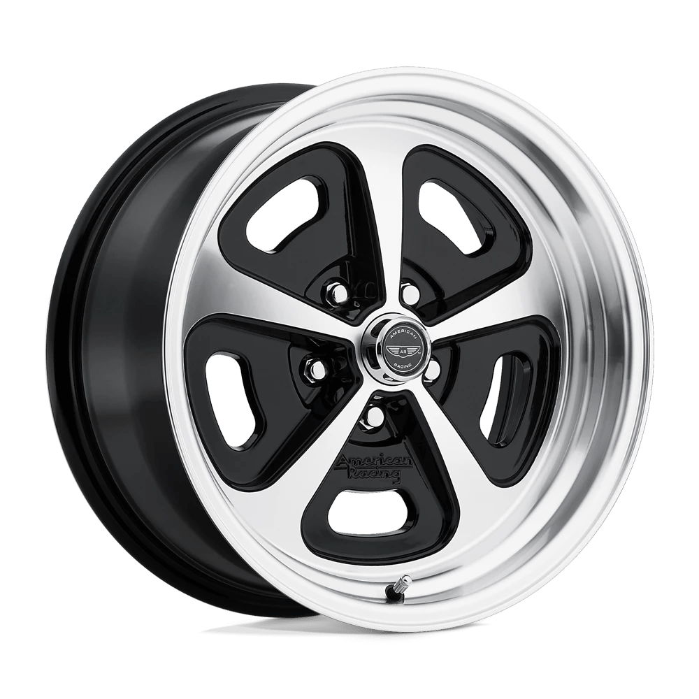 American Racing Vintage VN501 500 MONO CAST Wheel | Gloss Black Machined