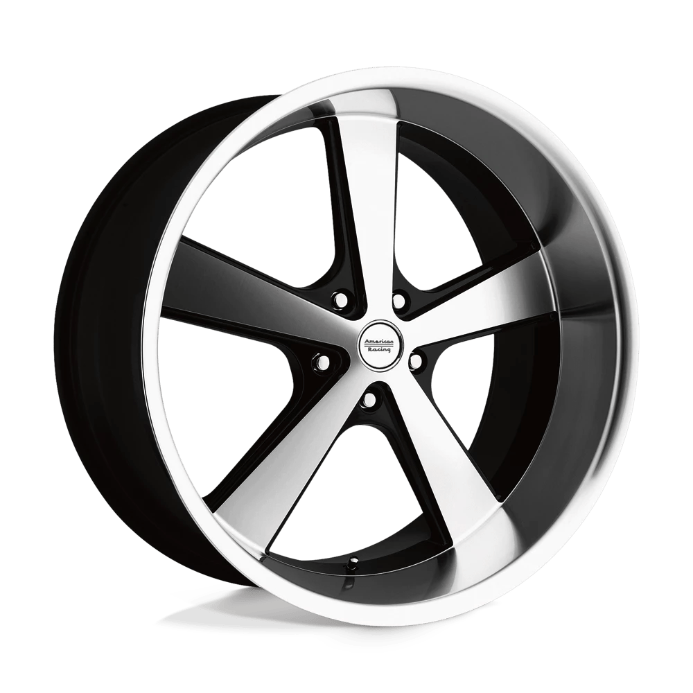 American Racing Vintage VN701 NOVA Wheel | Gloss Black Machined