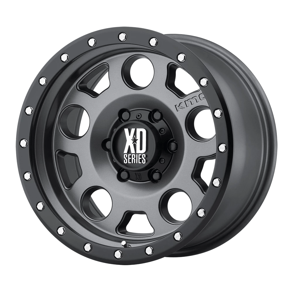 XD XD126 ENDURO PRO Wheel | Matte Gray W/ Black Ring
