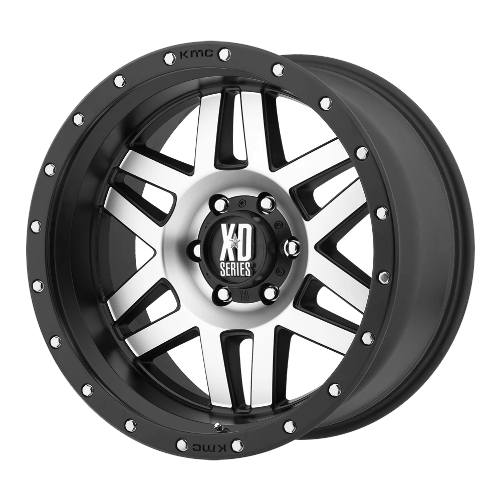 XD XD128 MACHETE Wheel | Machined Face W/ Black Ring