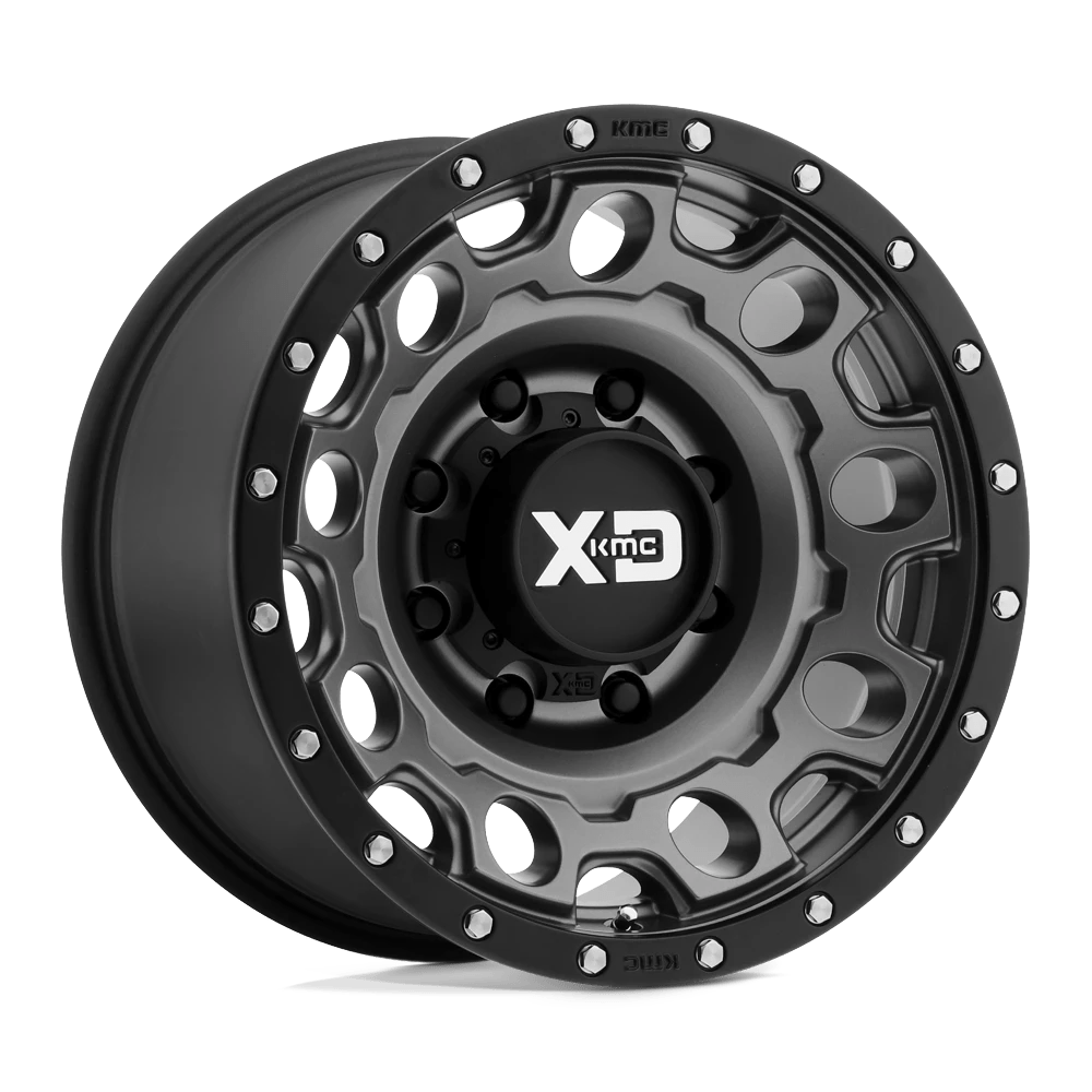 XD XD129 HOLESHOT Wheel | Matte Gray W/ Black Ring