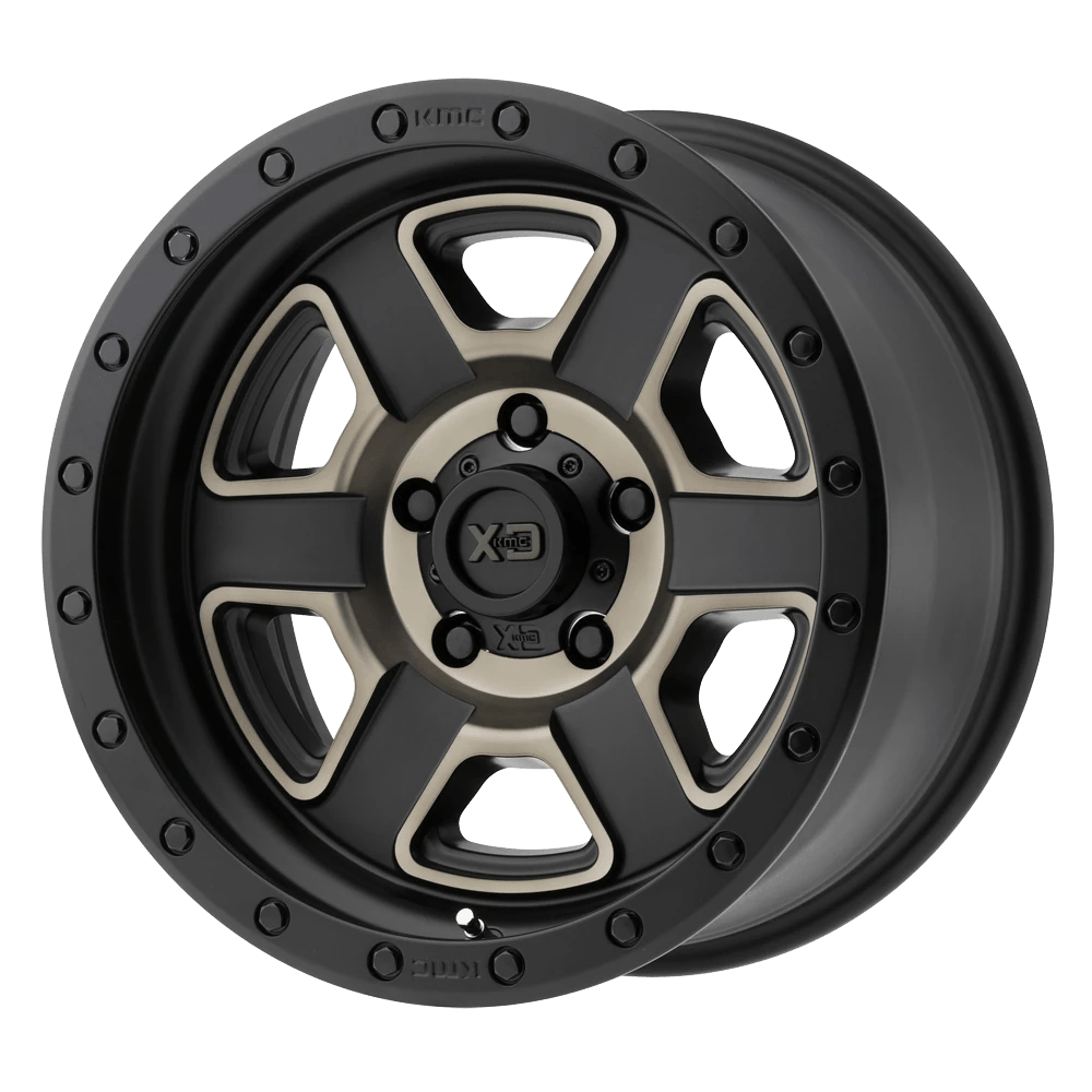 XD XD133 FUSION OFF-ROAD Wheel | Satin Black Mach W/ Dark Tint Clear Coat