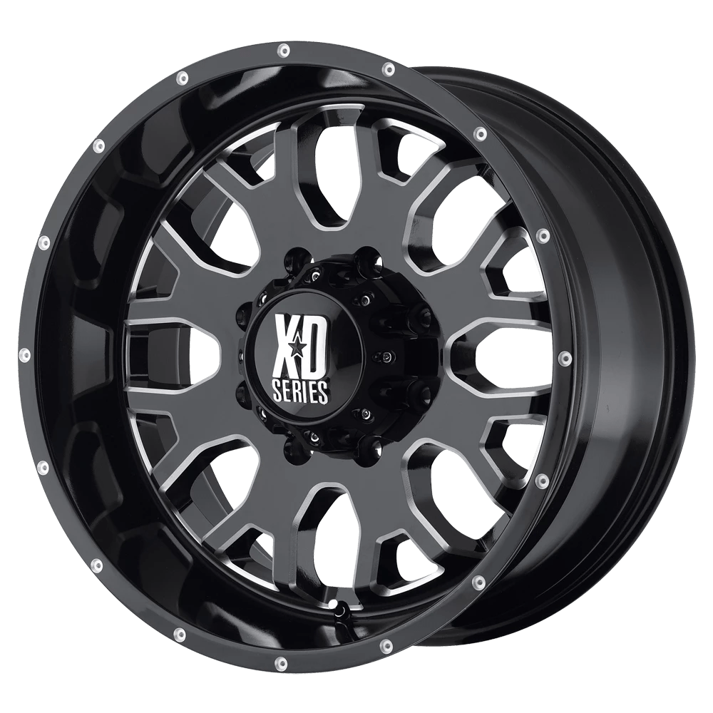 XD XD808 MENACE Wheel | Gloss Black W/ Milled Accents