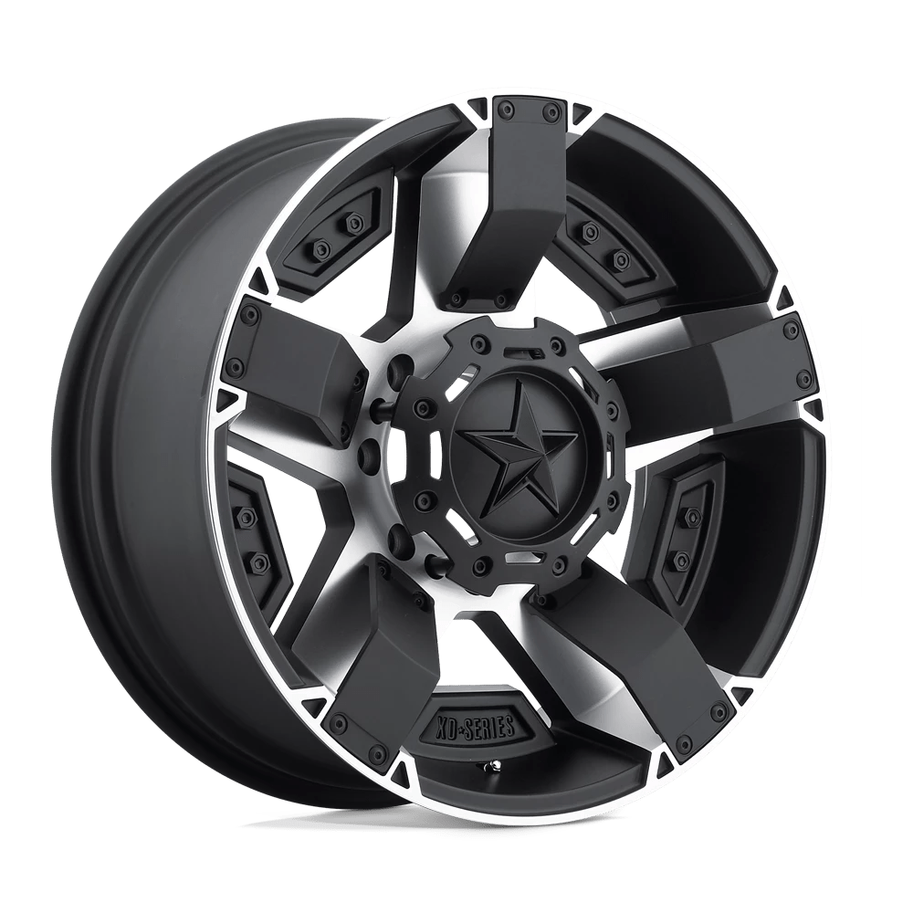 XD XD811 ROCKSTAR II Wheel | Matte Black Machined W/ Accents