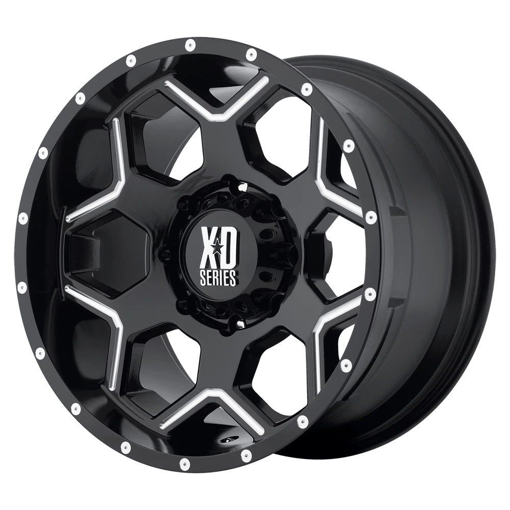 XD XD812 CRUX Wheel | Gloss Black Milled
