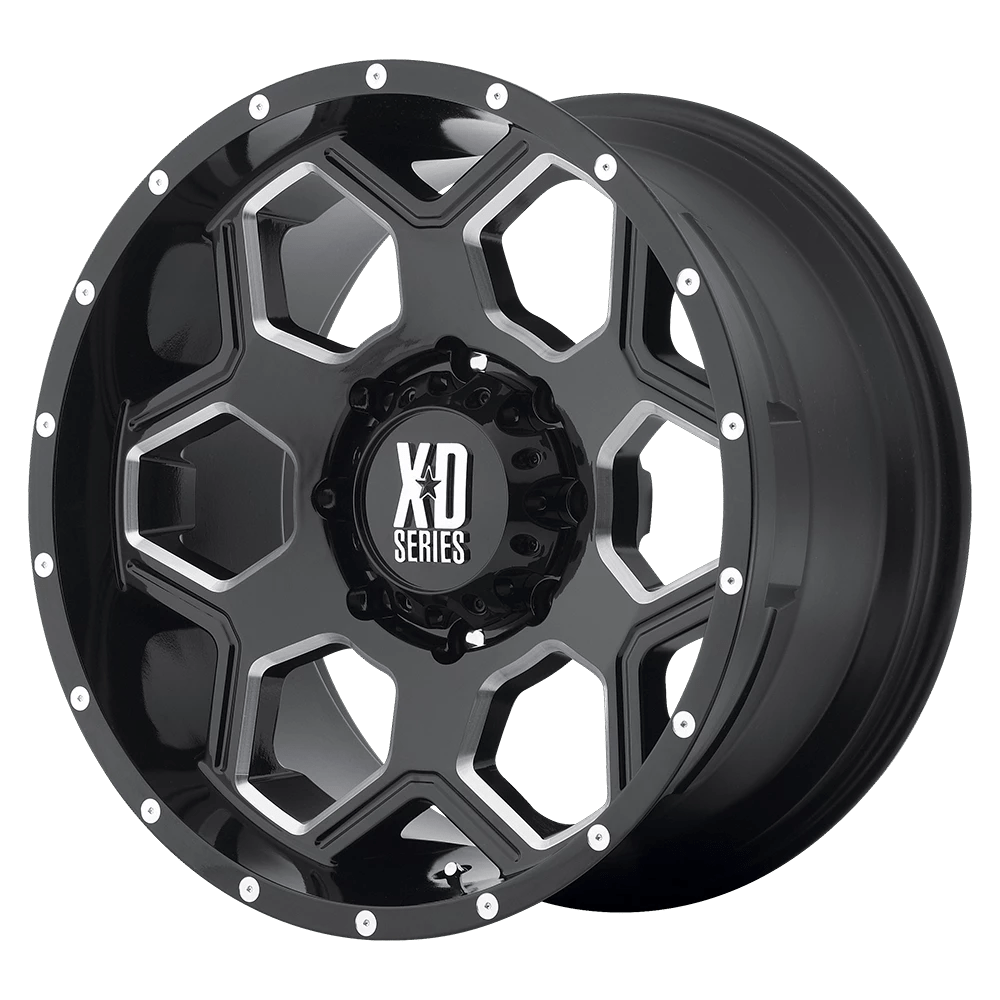 XD XD813 BATALLION Wheel | Gloss Black Milled