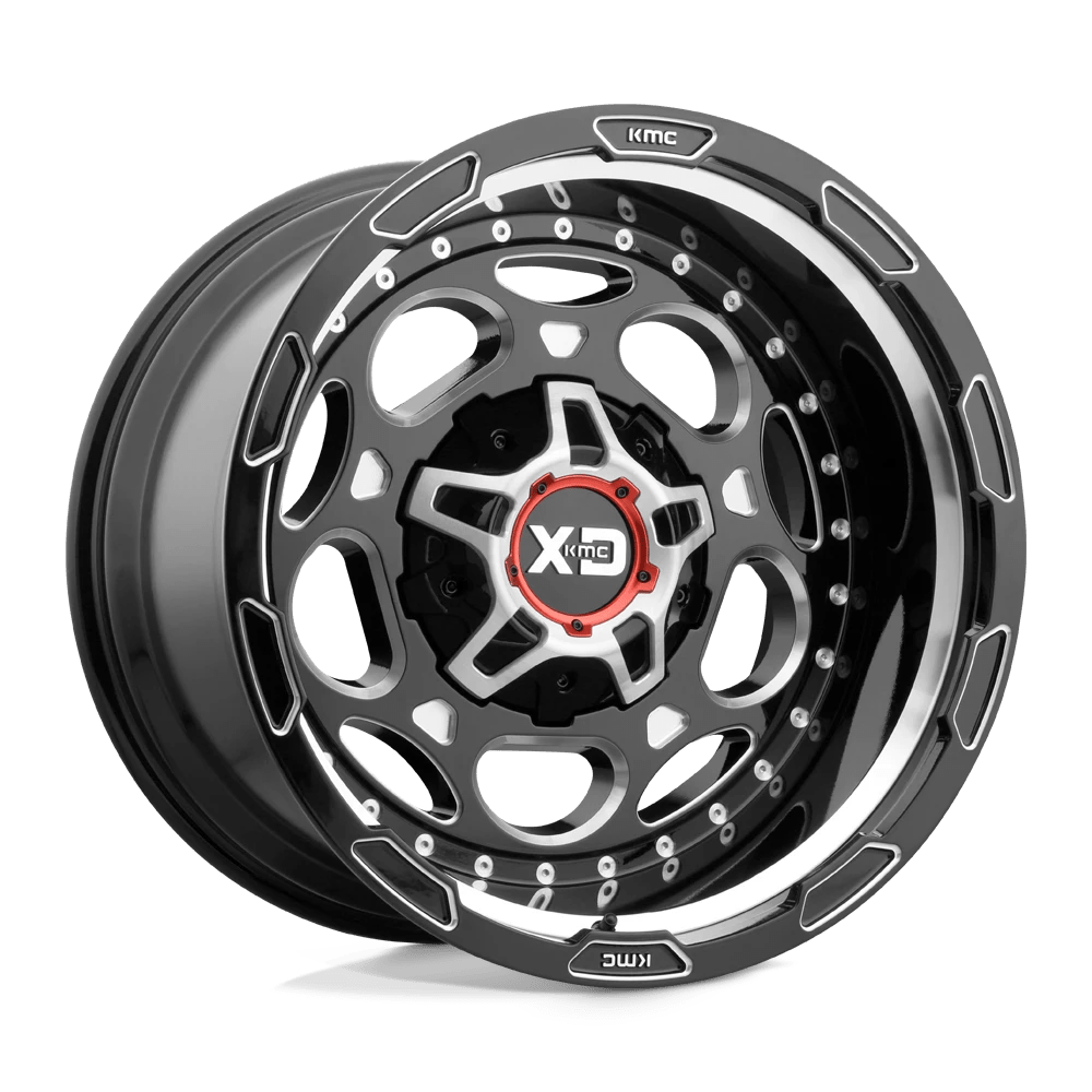 XD XD837 DEMODOG Wheel | Gloss Black Milled