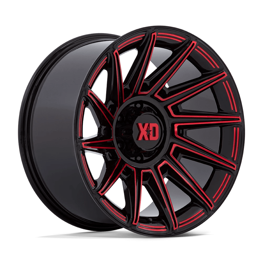 XD XD867 SPECTER Wheel | Gloss Black W/ Red Tint