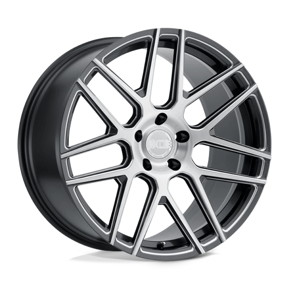 XO MOSCOW Wheel | Gl-Gunmetal W/ Milled Spoke & Brush Silver Face