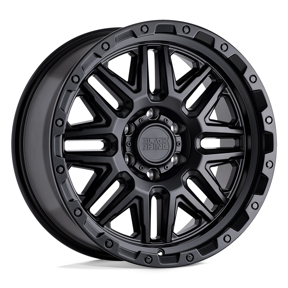 Black Rhino ALAMO Wheel | Matte Black W/ Black Bolts
