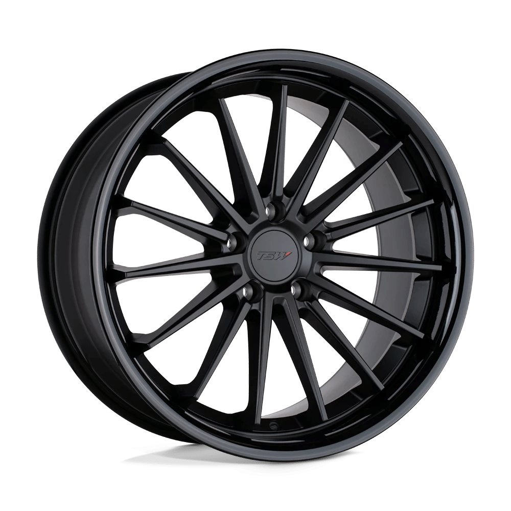 TSW MARINA Wheel | Matte Black W/ Gloss Black Lip