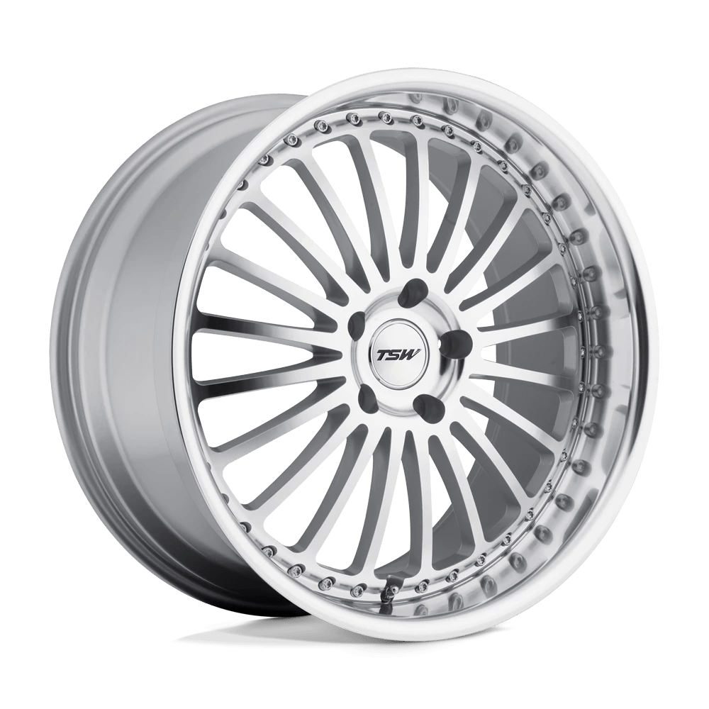 TSW SILVERSTONE Wheel | Silver W/ Mirror Cut Face & Lip