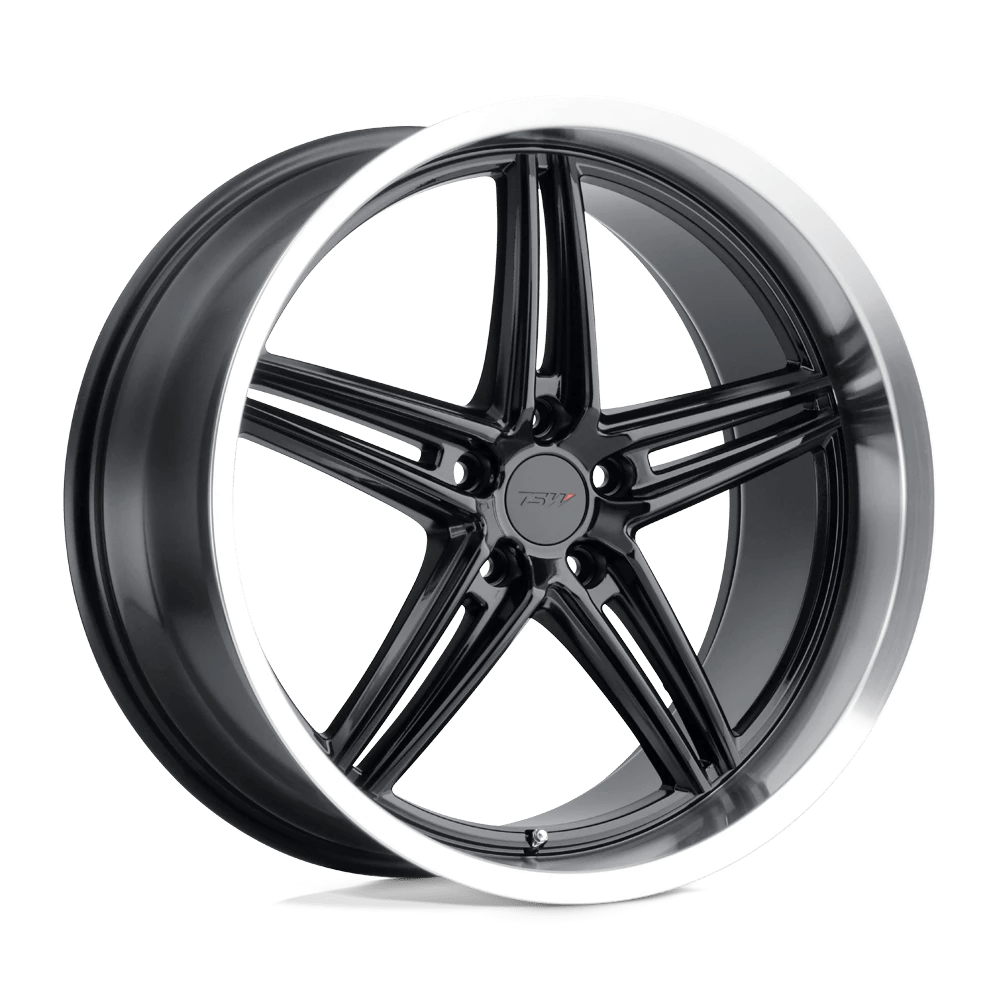 TSW VARIANTE Wheel | Gloss Black W/ Machined Lip