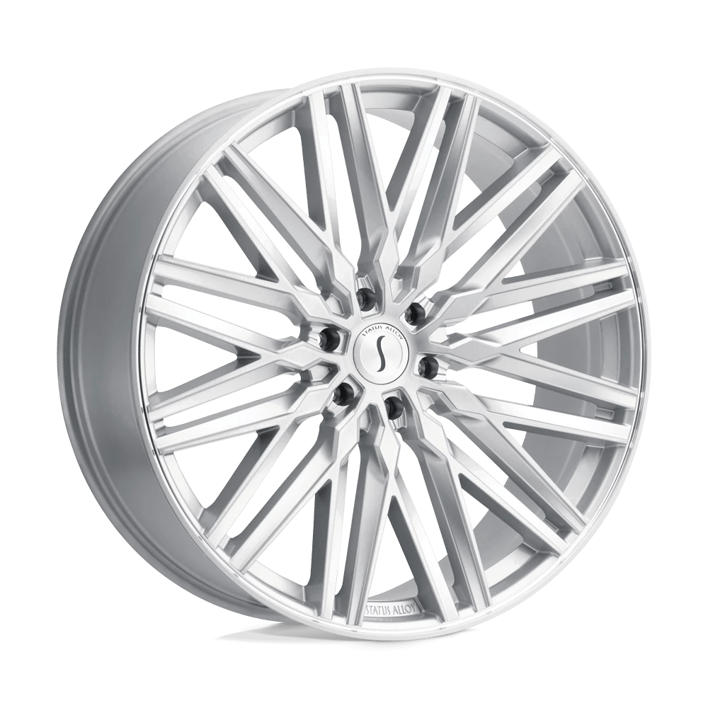 Status ADAMAS Wheel | Silver W/ Mirror Cut Face
