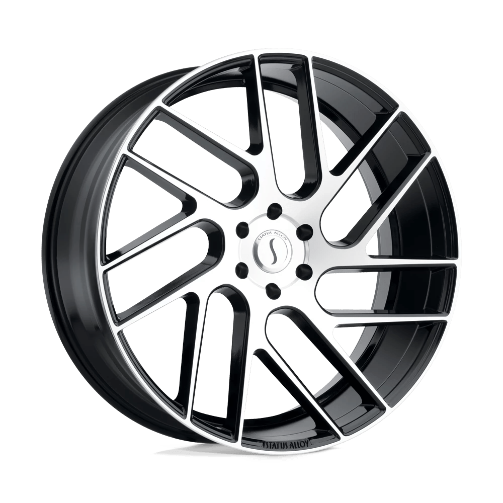 Status JUGGERNAUT Wheel | Gloss Black W/ Machined Face