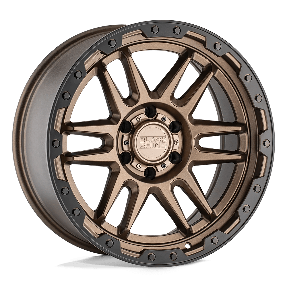 Black Rhino APACHE Wheel | Matte Bronze W/ Black Ring & Black Bolts