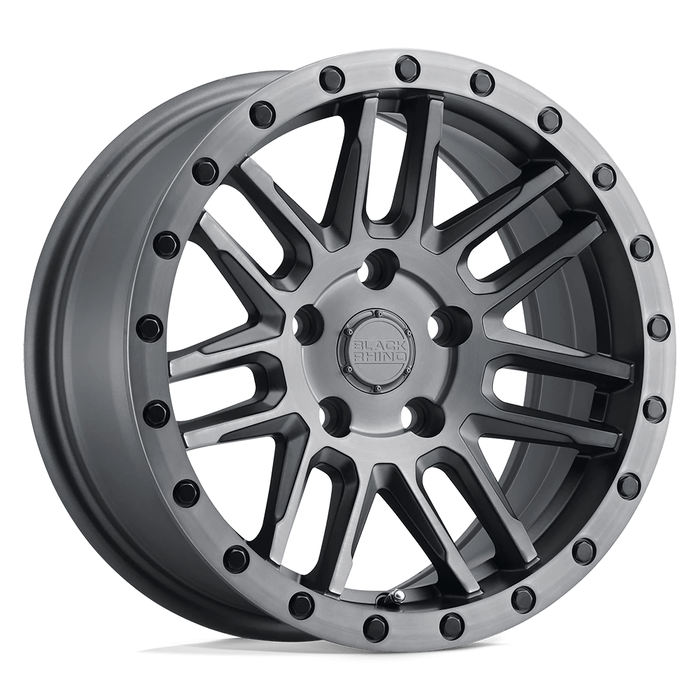 Black Rhino ARCHES Wheel | Matte Brushed Gunmetal W/ Black Bolts