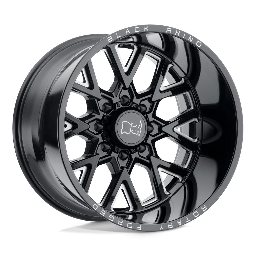 Black Rhino GRIMLOCK Wheel | Gloss Black & Milled
