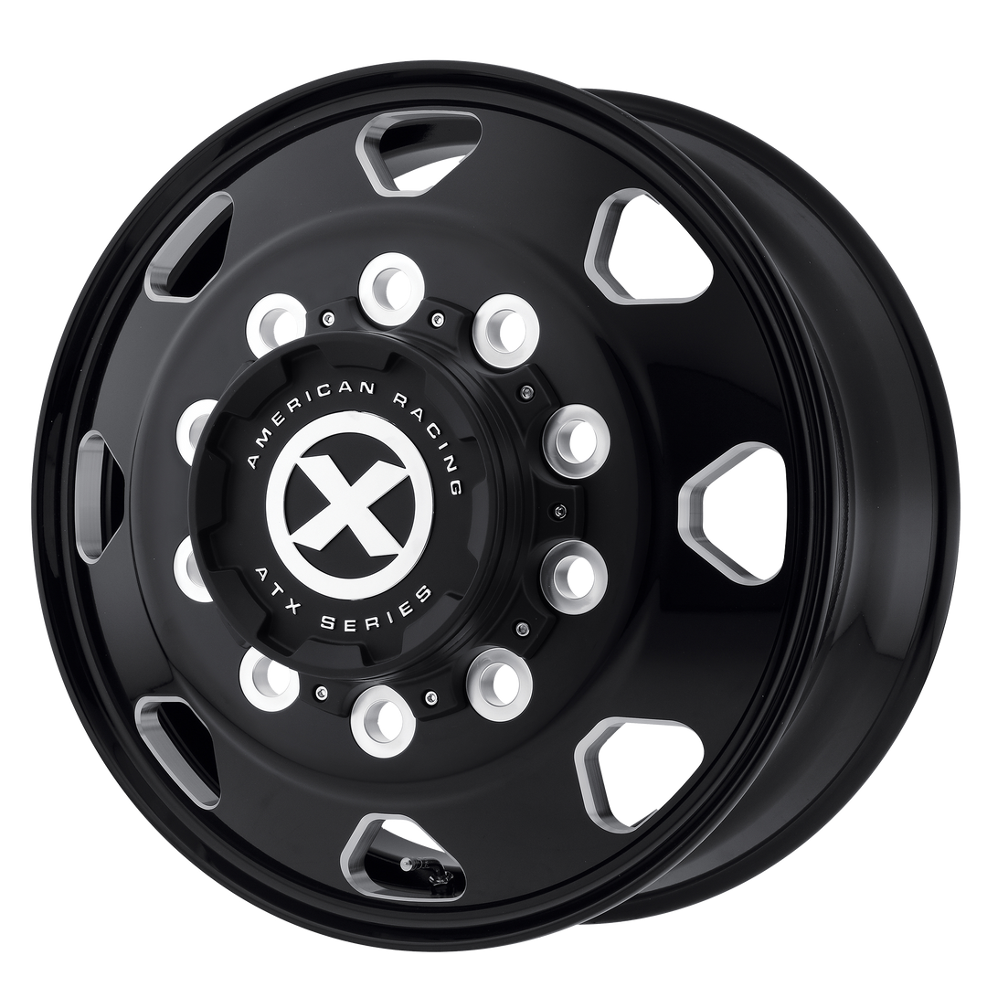 ATX AO401 OCTANE Wheel | Satin Black Milled - Front