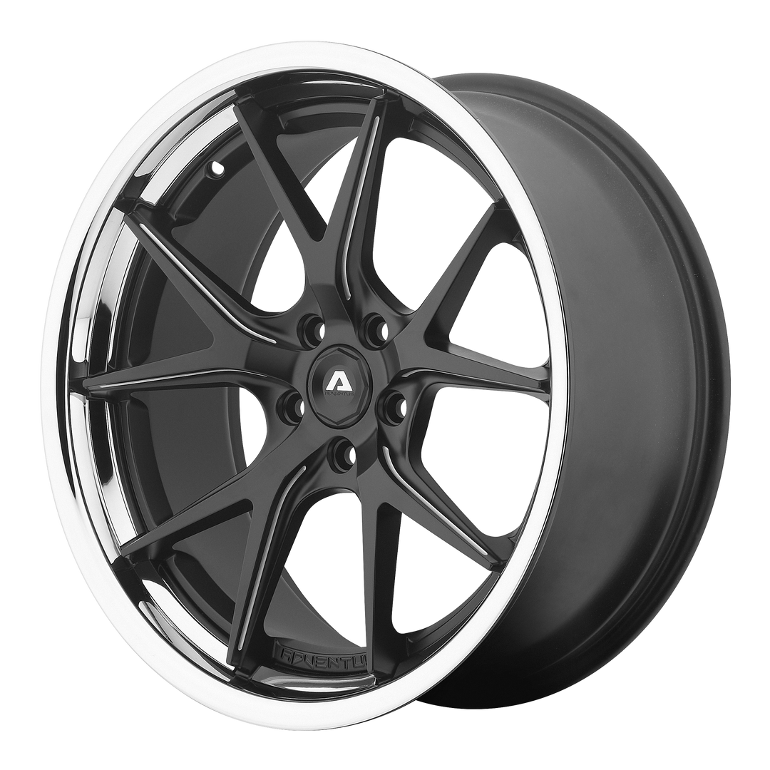 Adventus AVS-3 Wheel | Matte Black Milled W/ Ss Lip