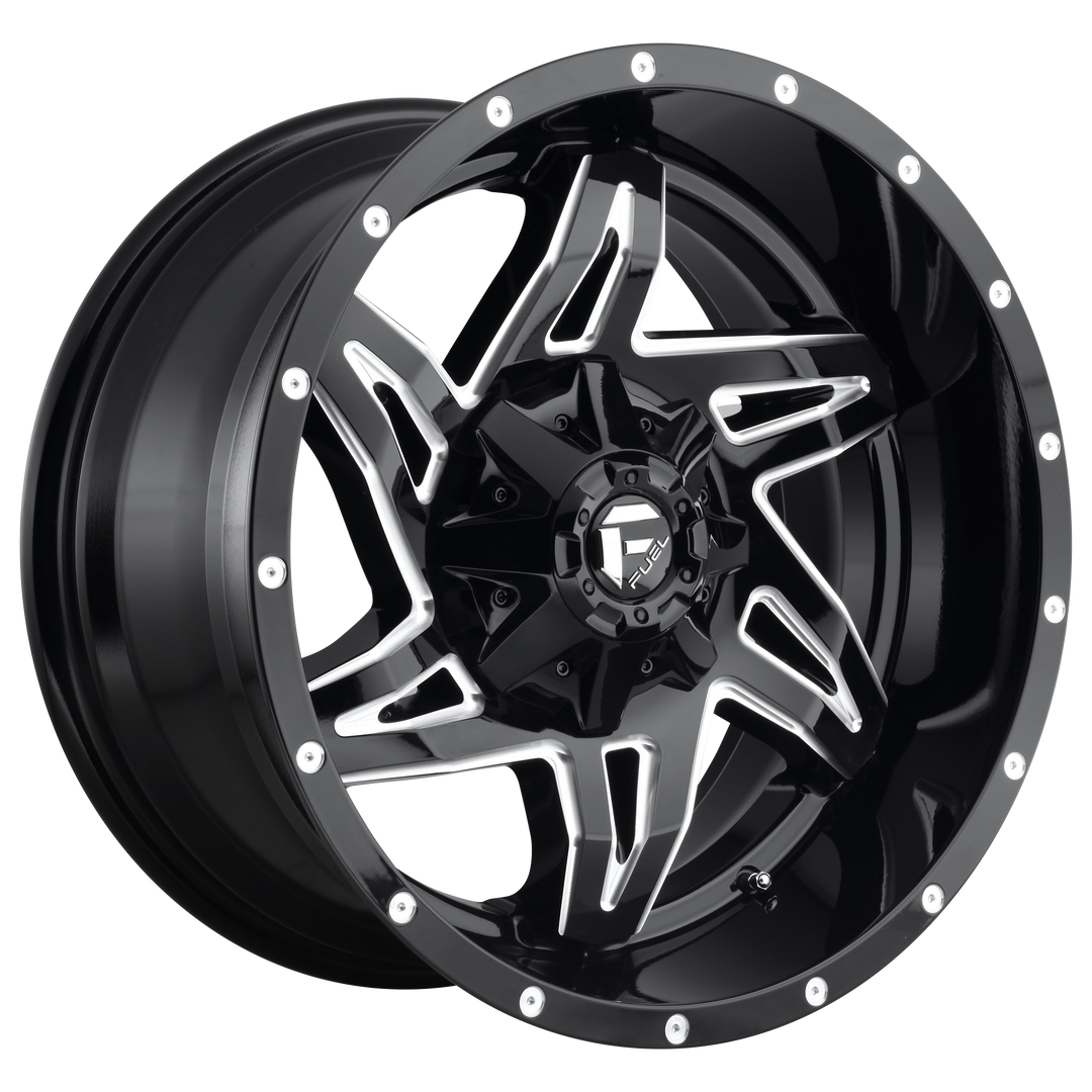 Fuel 1PC D613 ROCKER Wheel | Gloss Black Milled