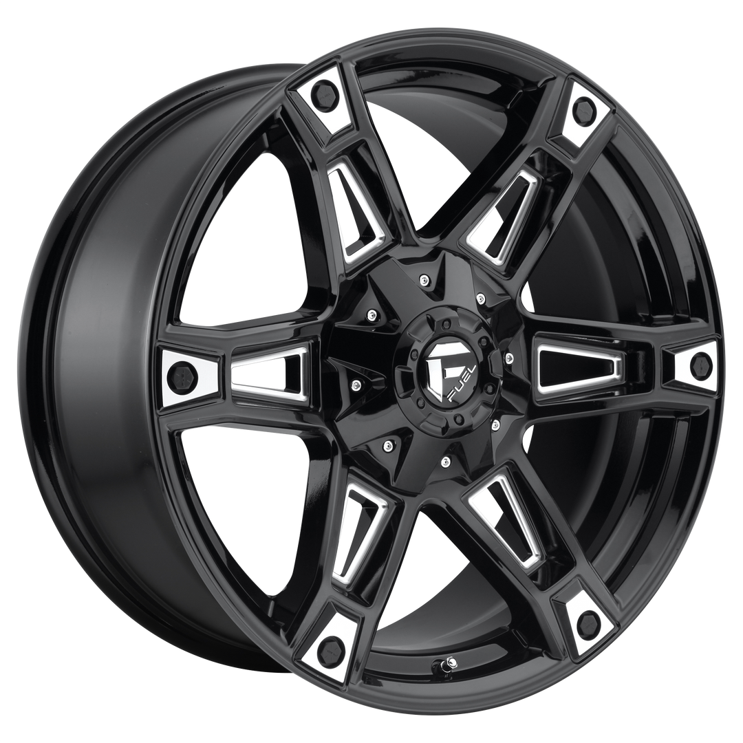 Fuel 1PC D622 DAKAR Wheel | Gloss Black Milled