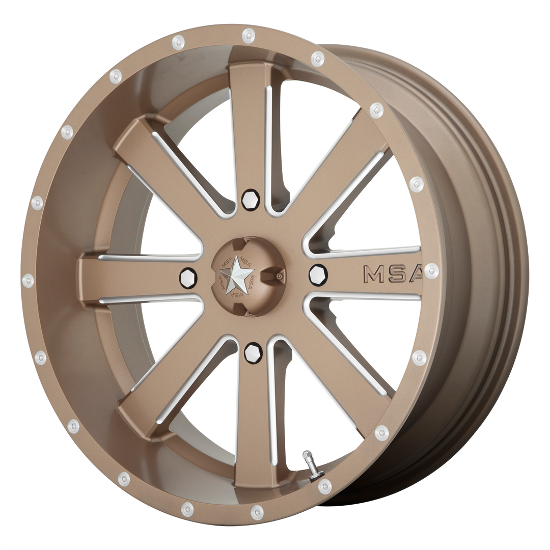MSA Offroad Wheels M34 FLASH Wheel | Bronze Milled