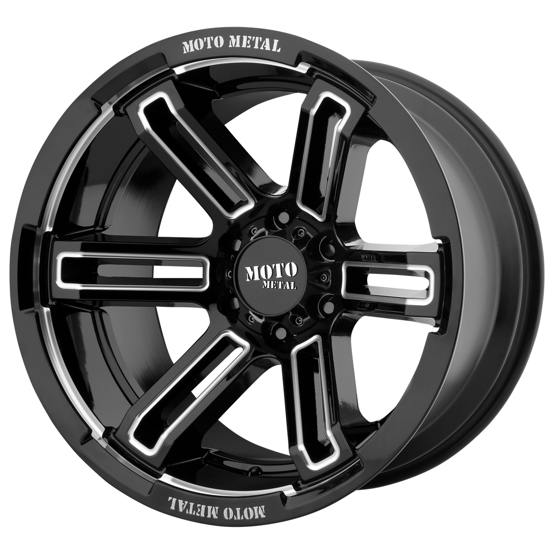 Moto Metal MO991 RUKUS Wheel | Gloss Black Milled