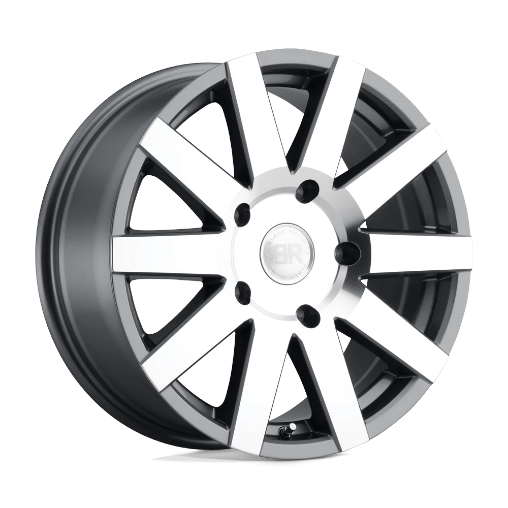 Black Rhino JOURNEY Wheel | Gloss Gunmetal W/ Mirror-Cut Face