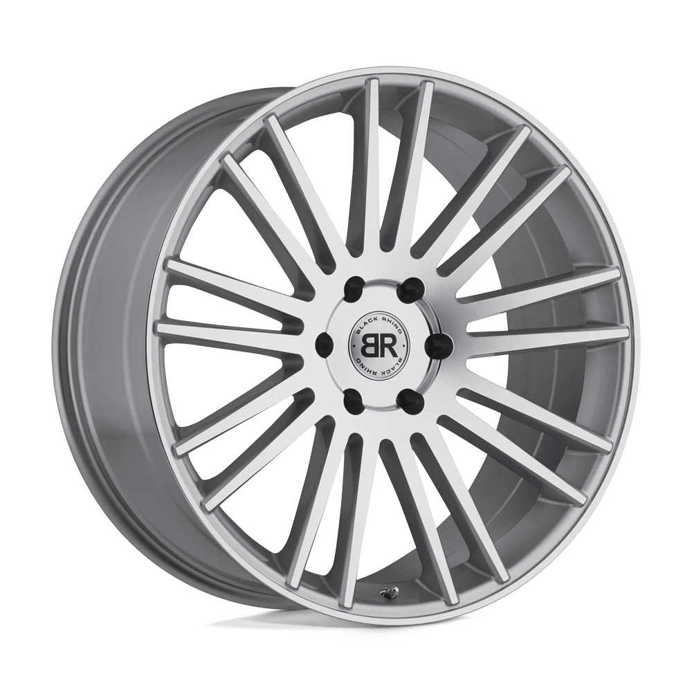Black Rhino KRUGER Wheel | Silver W/ Mirror-Cut Face