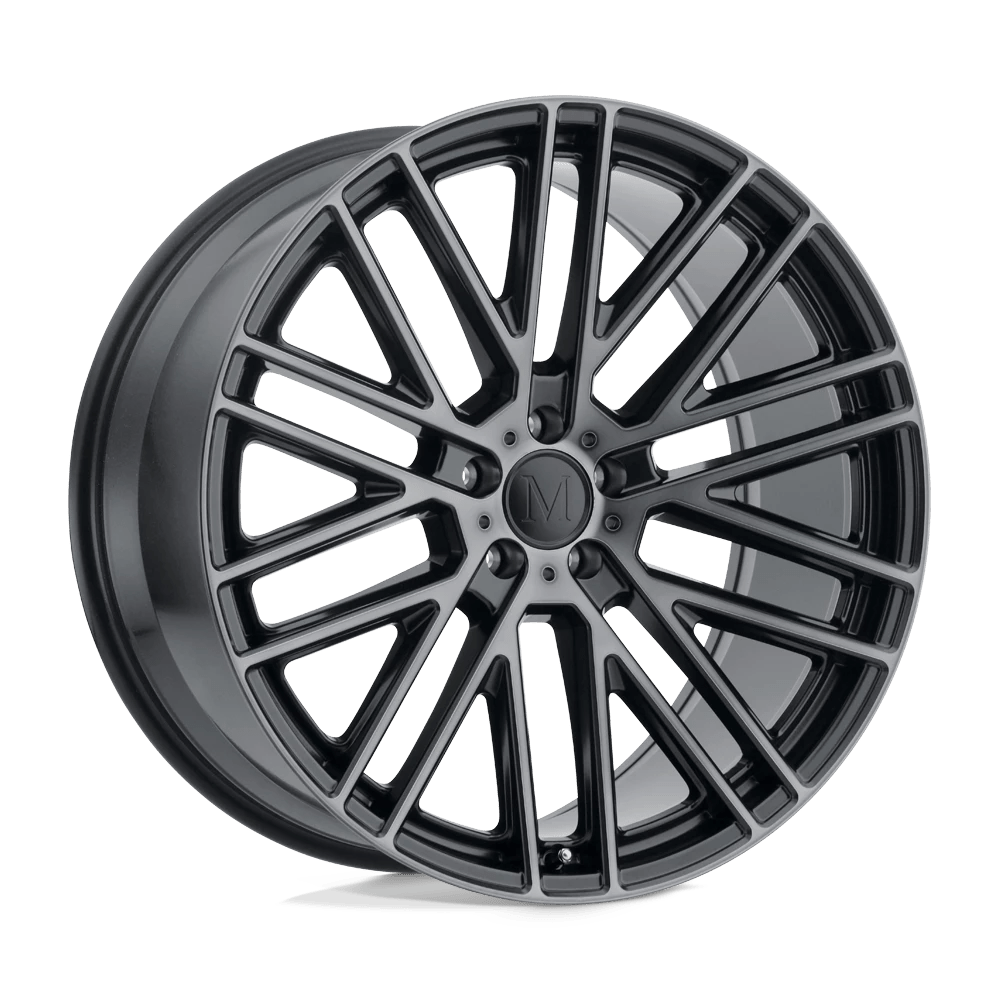 Mandrus MASCHE Wheel | Semi Gloss Black W/ Mirror Cut Face