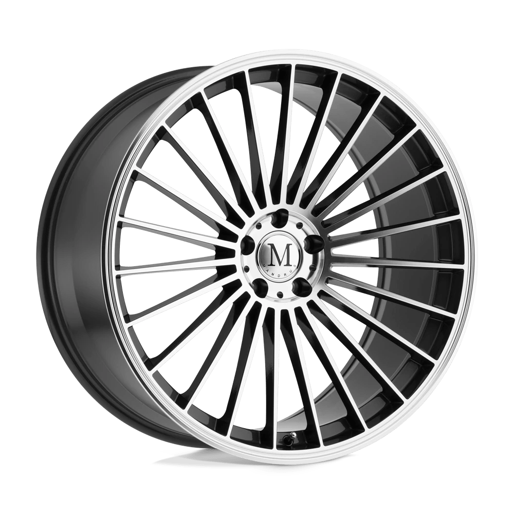 Mandrus 23 Wheel | Gunmetal W/ Mirror Cut Face