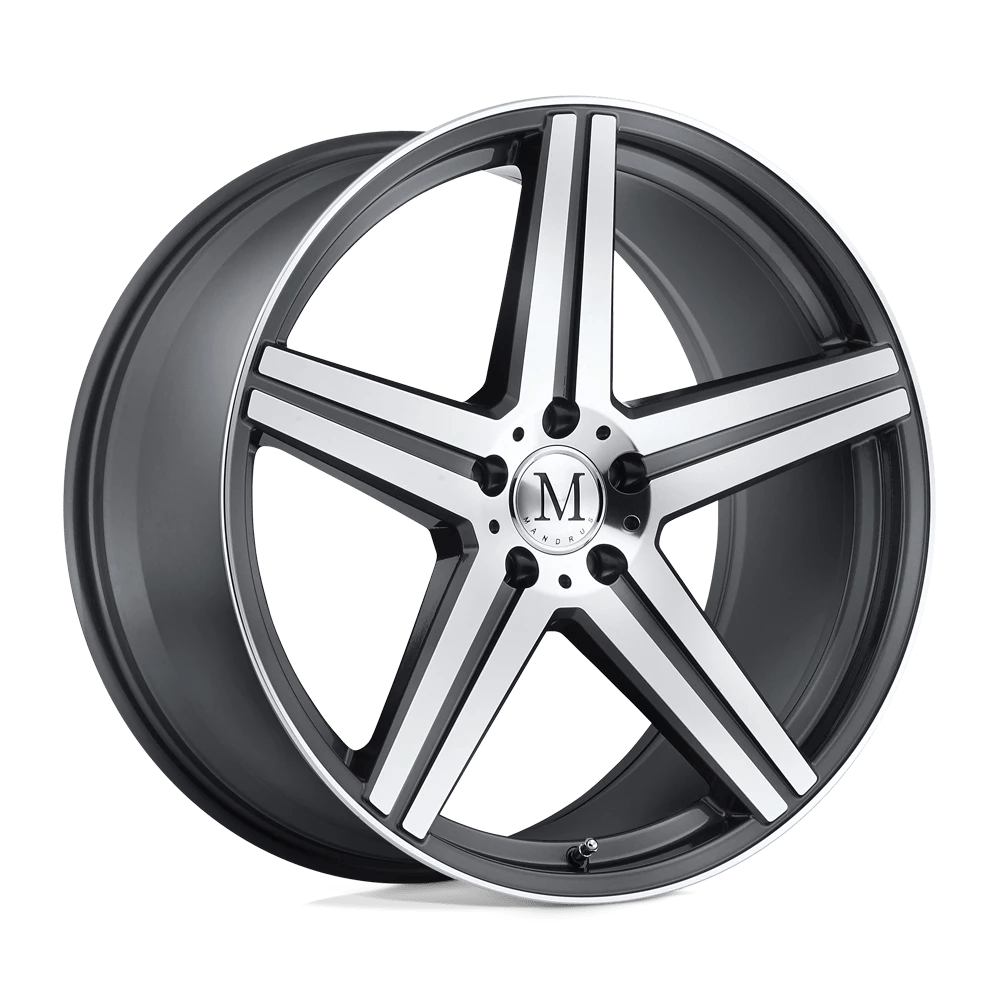Mandrus ESTRELLA Wheel | Gunmetal W/ Mirror Cut Face & Lip