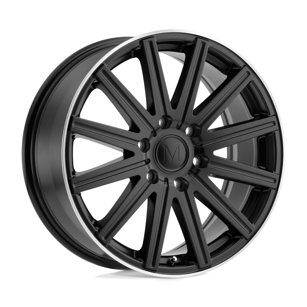 Mandrus STARK Wheel | Matte Black W/ Machined Lip