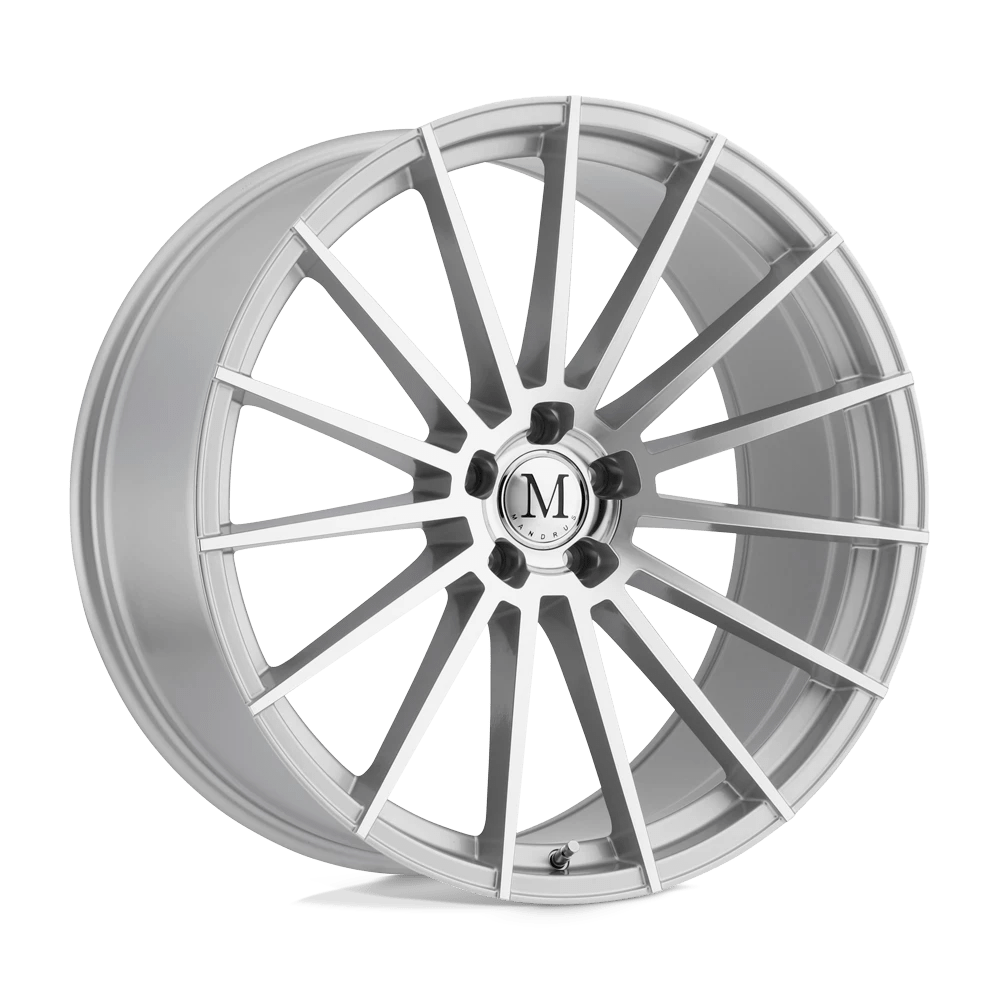 Mandrus STIRLING Wheel | Silver W/ Mirror Cut Face