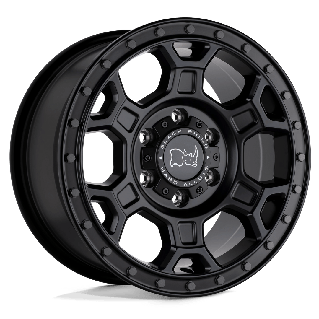 Black Rhino MIDHILL Wheel | Matte Black W/ Gunmetal Bolts