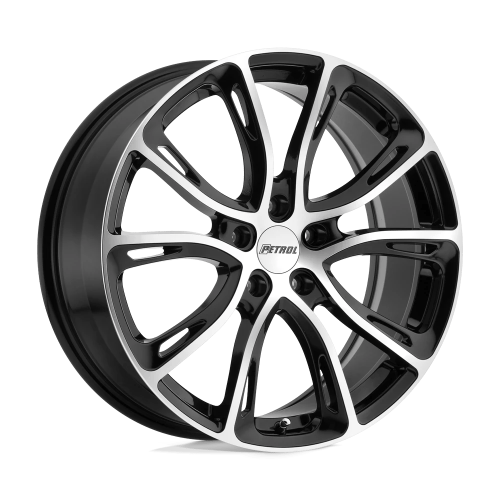 Petrol P5A Wheel | Gloss Black W/ Machined Cut Face