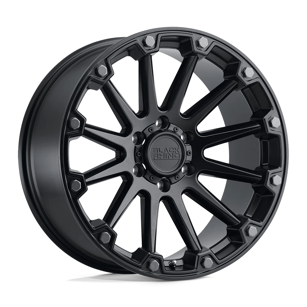 Black Rhino PINNACLE Wheel | Semi Gloss Black W/ Gunmetal Bolts